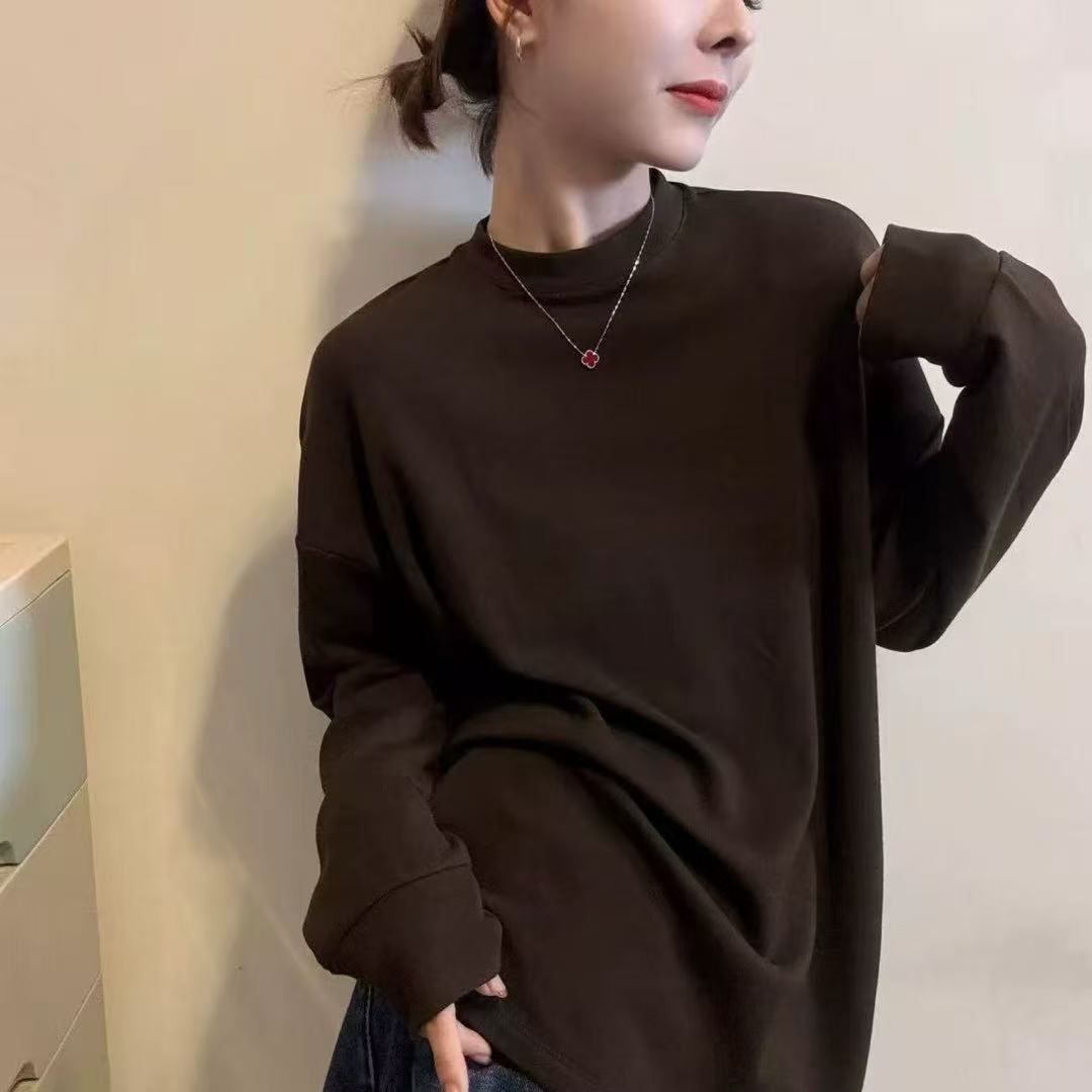 31097/韩米ya圆领中长款后背中缝打底衫-jqb11.24