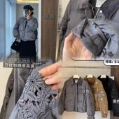 F045 亮片重工钉珠翻领羽绒服外套 2.1