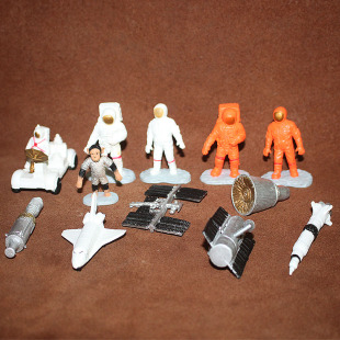 太空车 太空探索类 航天员 仿真模型儿童玩具微拍场景摆件 safari