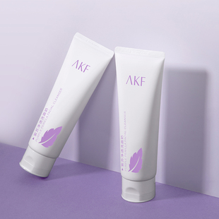 AKF紫苏净透洗面奶氨基酸洁面乳深层清洁保湿温和平价男女学生党