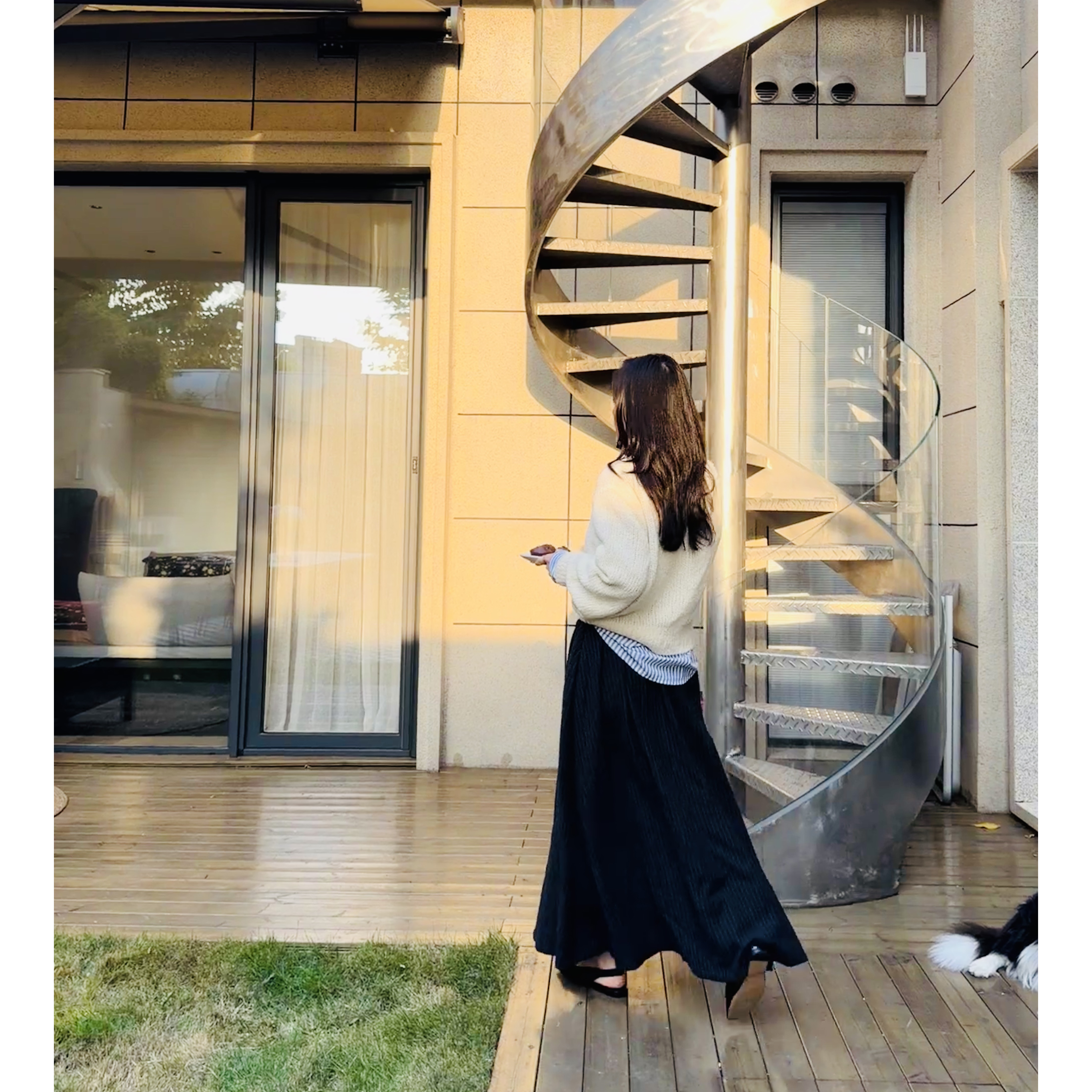 TANG TOWN 自制 经典单品赋予早秋新型格 全羊毛时装感密褶长半裙