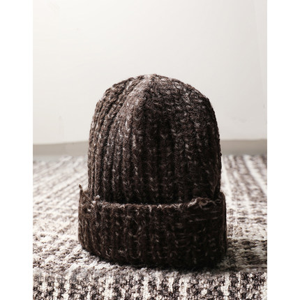 TANG TOWN 限量~手编牦牛绒做旧帽子 温暖保暖针织帽 秋冬