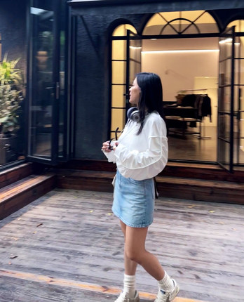 TANG TOWN 精选好物时髦百搭时尚半身裙显瘦牛仔裙