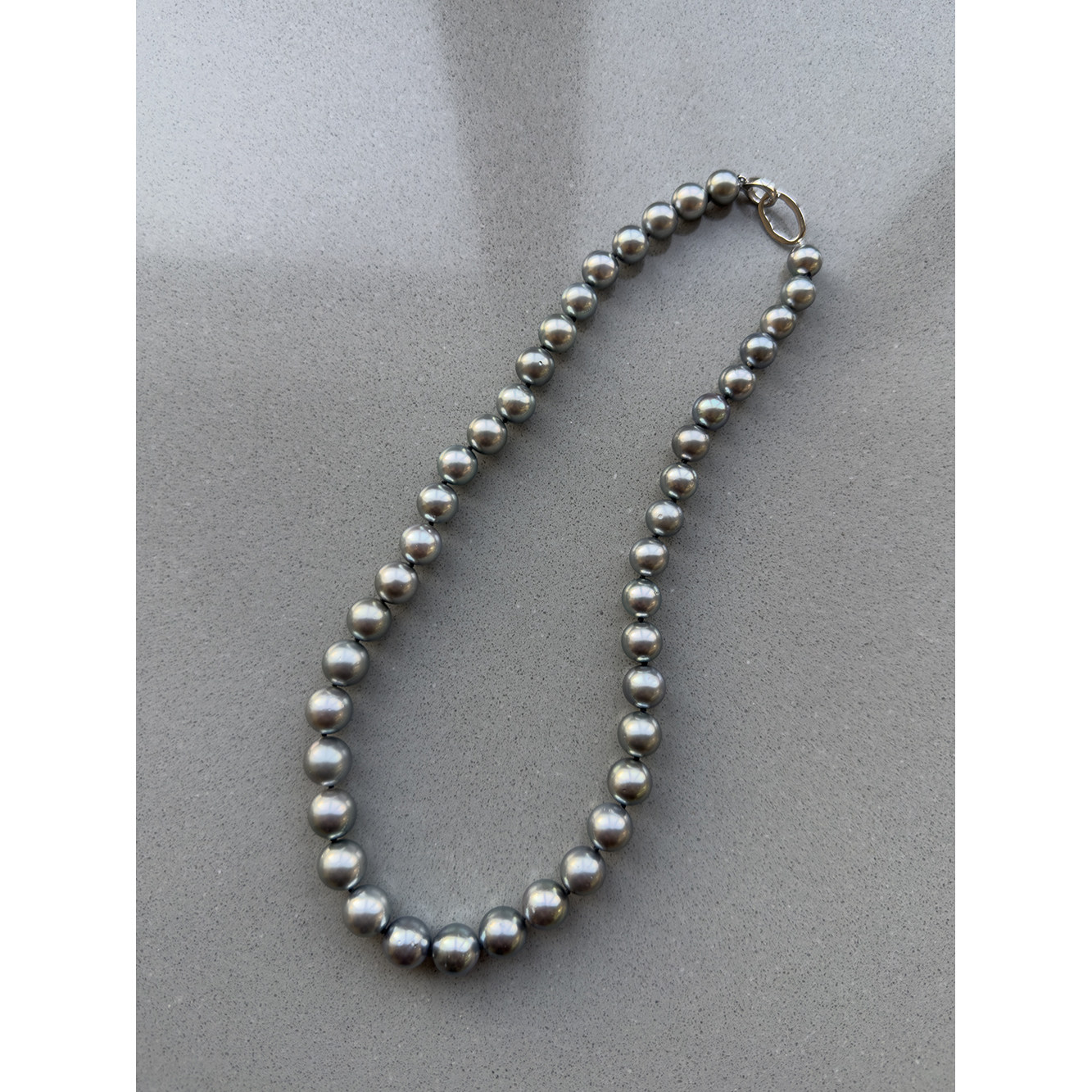 TANG TOWN S925银天然海水大溪地铂金灰珍珠项链 8-11mm 长度43cm,珠宝/钻石/翡翠,颈饰,淘宝优惠券,粉丝福利购,淘宝优惠卷