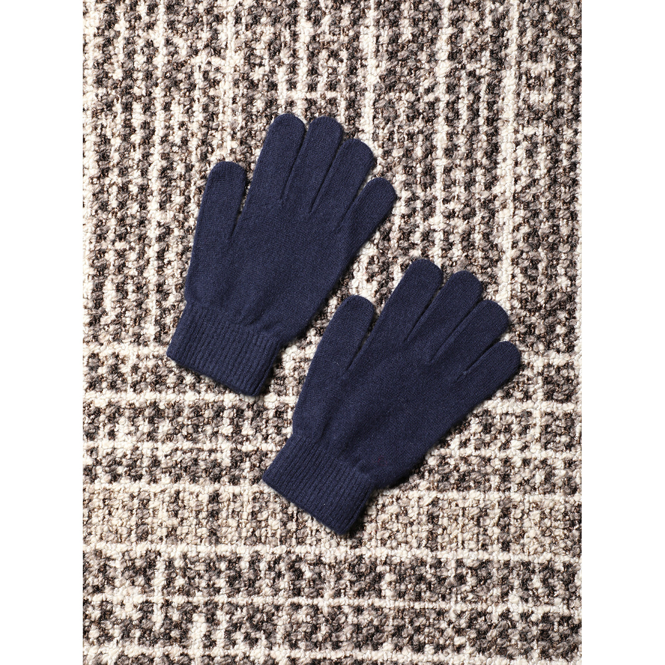 TANG TOWN 冬季保暖骑行骑车分指手套 山羊绒针织手套