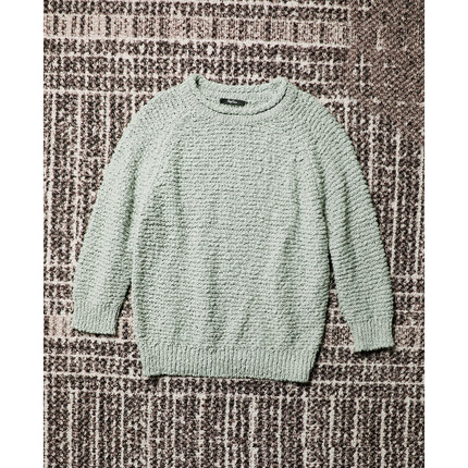 TANG TOWN自制 上身自带“时髦光环”时装氛围感细闪金银丝针织衫