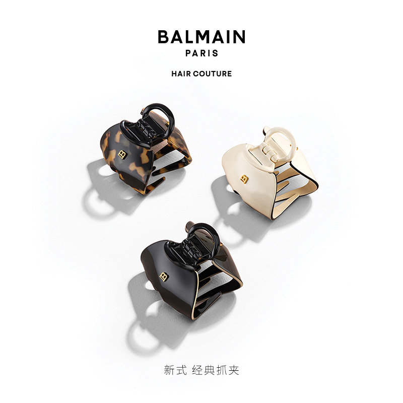 【汤汤推荐】BALMAIN巴尔曼美发 新式 法式经典与怀旧抓夹18k镀金