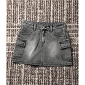 复古工装 TANG 牛仔短半裙 焕活年轻时髦度 美式 TOWN自制 时髦出挑