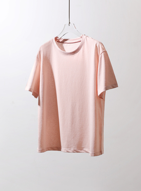 TANG TOWN贯穿日常穿搭多元场景棉混纺空气感舒适宽松圆领短袖T恤