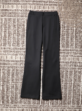 TANG TOWN自制 不易皱精纺羊毛 时髦造型感 脚口调节后松紧休闲裤