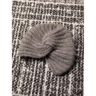 山羊绒 百搭有型减龄时髦 桑蚕丝软糯有型百搭针织帽子 TOWN TANG