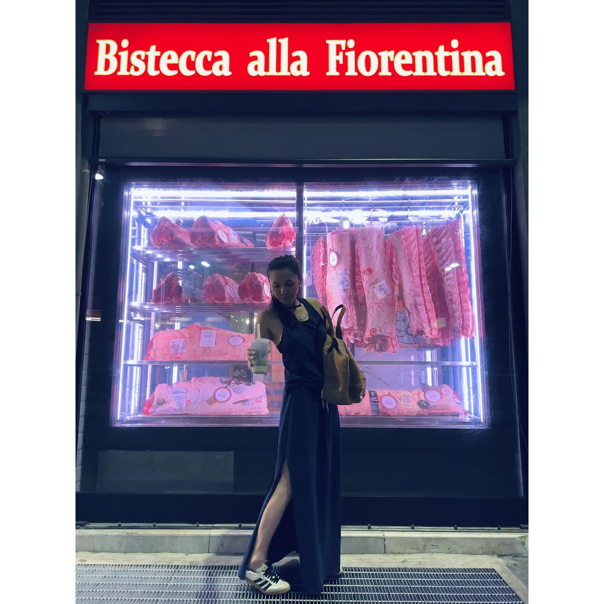 TANG TOWN 自制 松弛氛围美U领纸片人背心连衣裙开叉抽绳长裙女夏