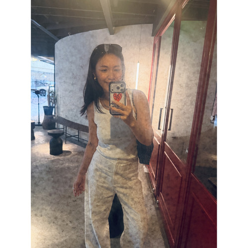 TANGTOWN自制INS博主时髦B备U领修身不锁边佰搭棉弹Tank短背心 女