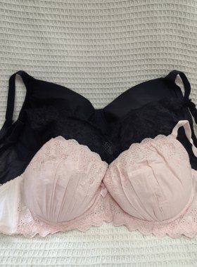 大码36/80F日韩内衣文胸有无钢圈聚拢刺绣蕾丝多扣无插垫杂款