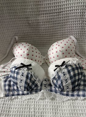 大码36/80B日韩内衣文胸有钢圈聚拢刺绣蕾丝多扣无插垫杂款