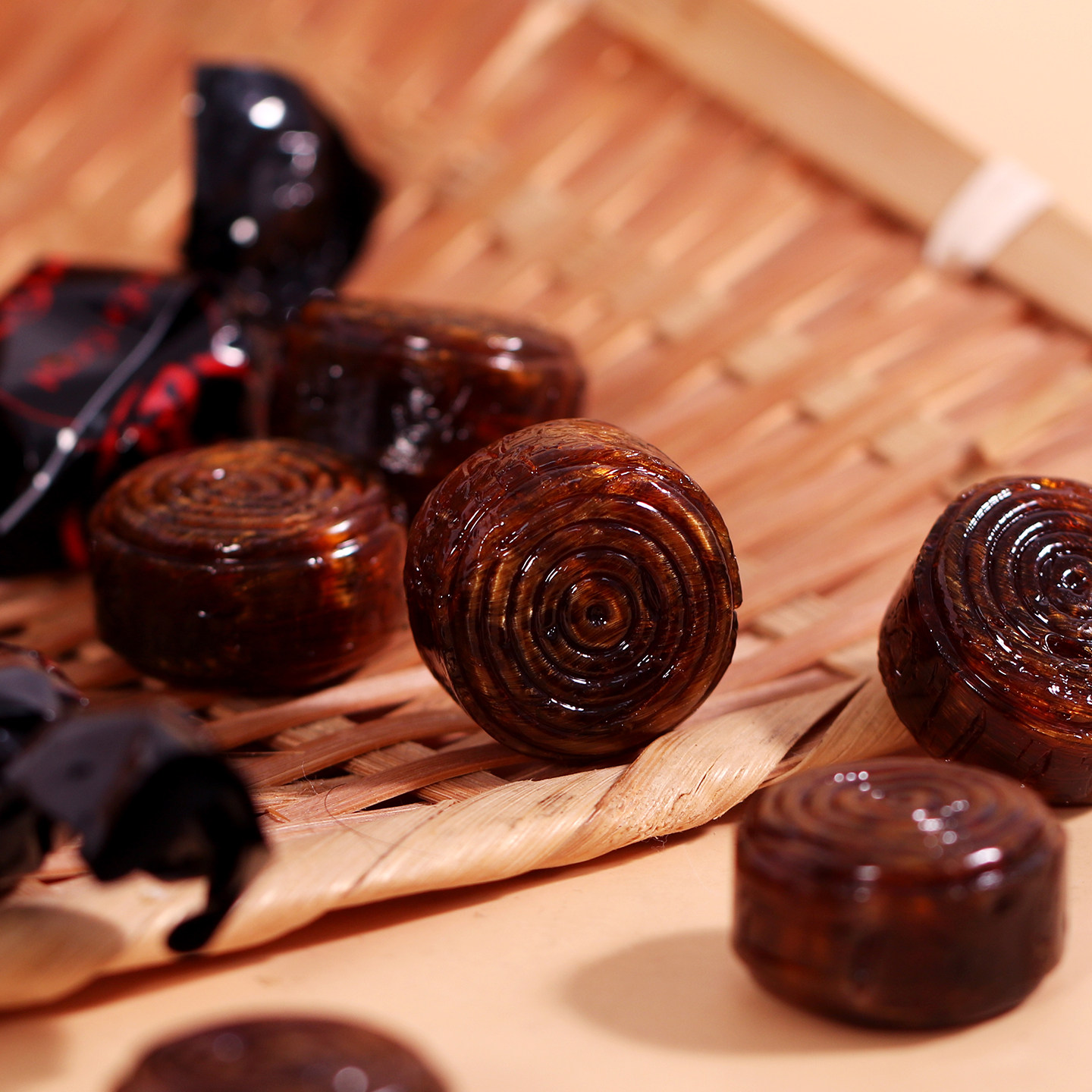 日本进口春日井黑糖味糖果零食日式特产网红小吃休闲食品袋子107g