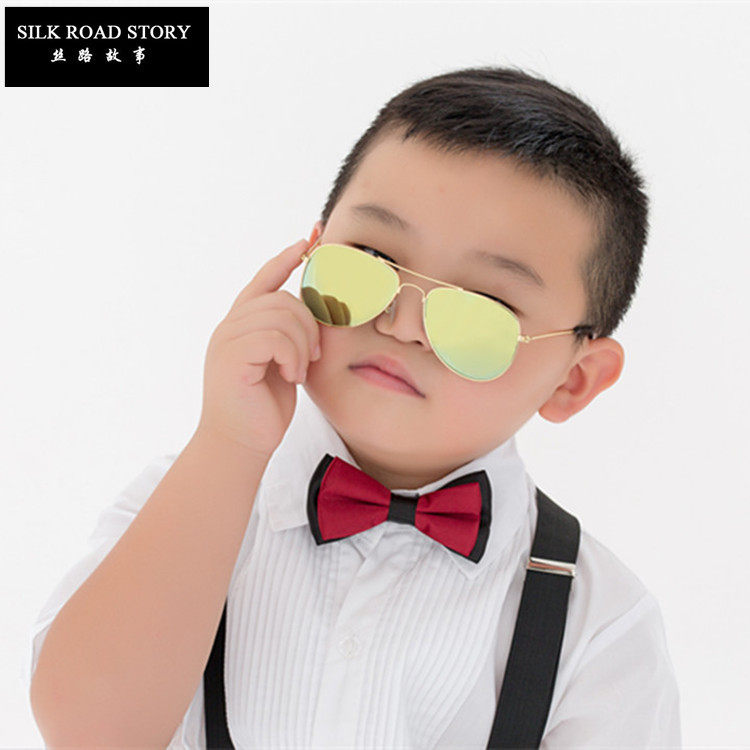 2020款经典儿童彩膜蛤蟆眼镜多色墨镜时尚儿童太阳镜