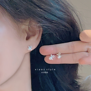 精致小众设计独特百分比符号迷你耳钉女2026新款爆款耳环独特耳饰