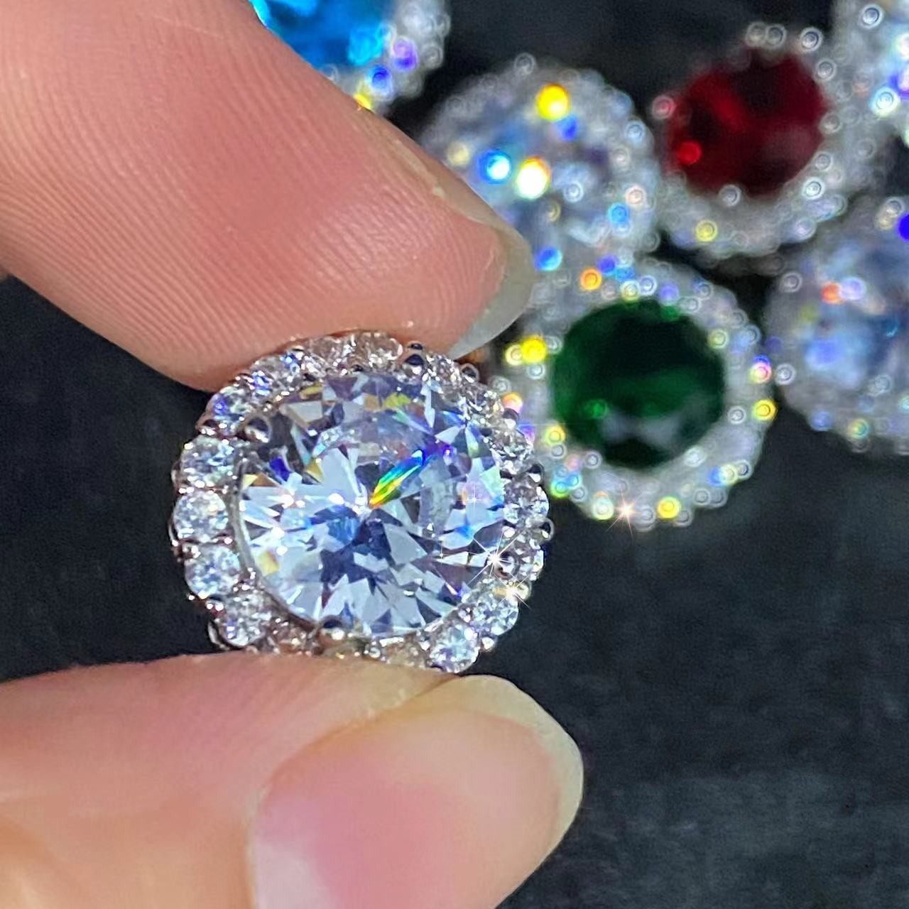 라인 석 단추 하이 엔드 럭셔리 다이아몬드 박힌 크리스탈 작은 단추 셔츠 다이아몬드 장식 대형 옷 단추 DIY