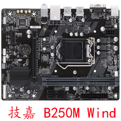 Gigabyte/技嘉B250M-WindM2接口