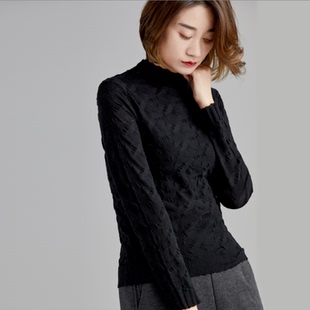 纱织【云端体感】长袖针织衫时尚120织慵懒风打底衫调整型LX22922