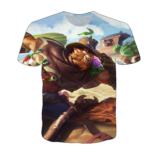 王者荣耀孙悟空西部大镖客衣服短袖T恤男女中小学生神威青少年cos