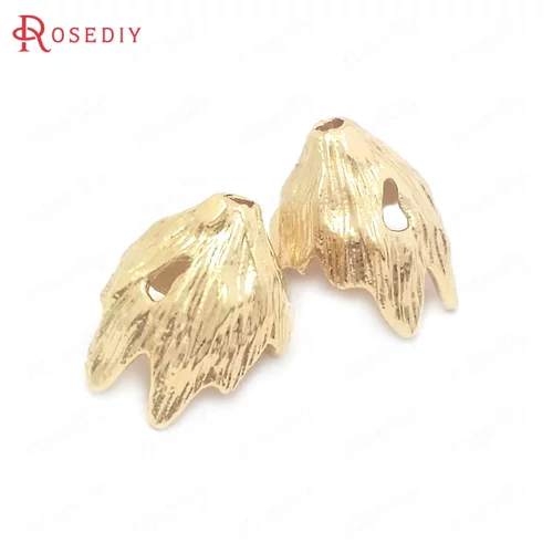 (38477) диаметром 10 мм в 8,5 мм медные цветочные капюшоны с капюшоном капюшона.