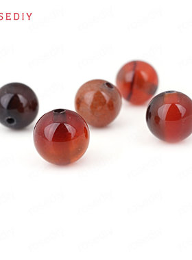 DIY饰品配件 天然珠饰配件 散珠 手链串珠 光面梦幻玛瑙 28699