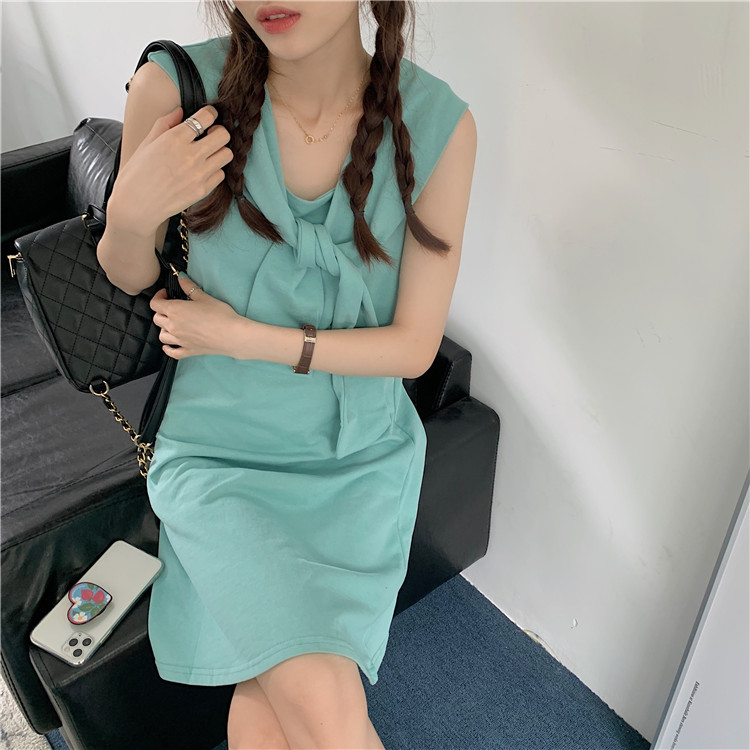 Real price show small shawl vest dress