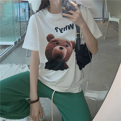 實拍實價 寬鬆印花短袖T恤