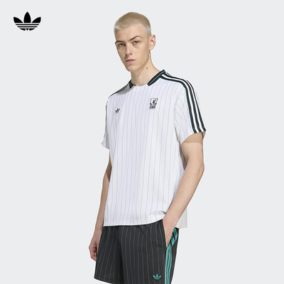 Adidas三叶草利物浦球衣复古短袖