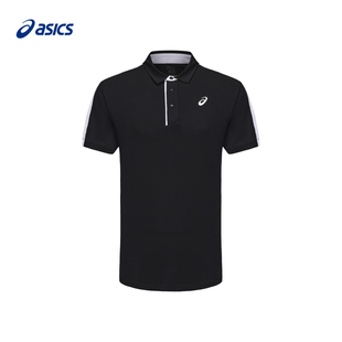 Asics亚瑟士网球服男26新款运动POLO衫快干短袖透气上衣2041A405