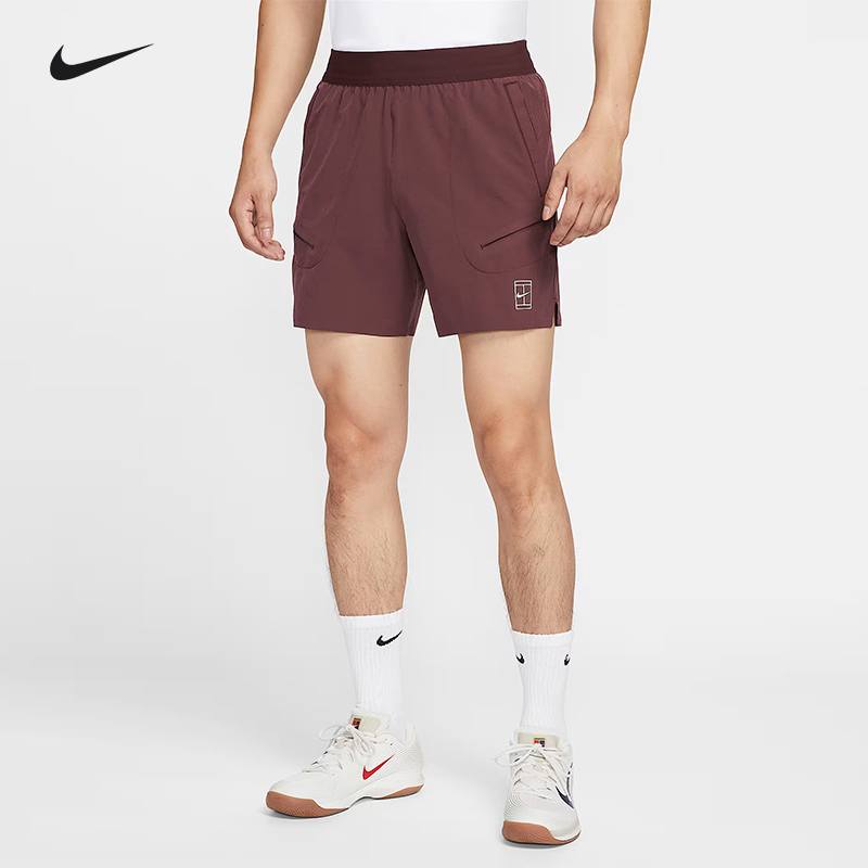 Nike耐克网球短裤男6IN SHORT网球服秋季新款运动休闲裤FZ6914