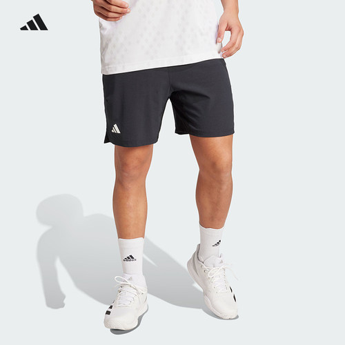 Adidas阿迪达斯网球服兹维列夫/吴易昺美网同款运动短裤KB9650