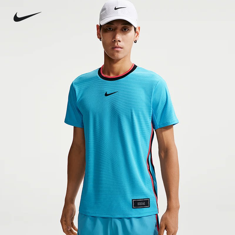 Nike耐克Court网球服Aero-FIT速干透气圆领短袖男网球文化运动T恤图片