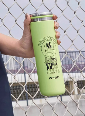 YONEX尤尼克斯羽毛球保温杯yy艺术家联名款网球热水杯AC013065