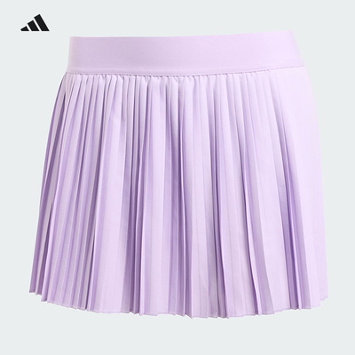Adidas阿迪达斯网球服25新款美网球星同款运动短裙百褶裙JZ7565