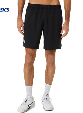 Asics亚瑟士网球服男澳网新款运动短裤透气快干2041A261-001