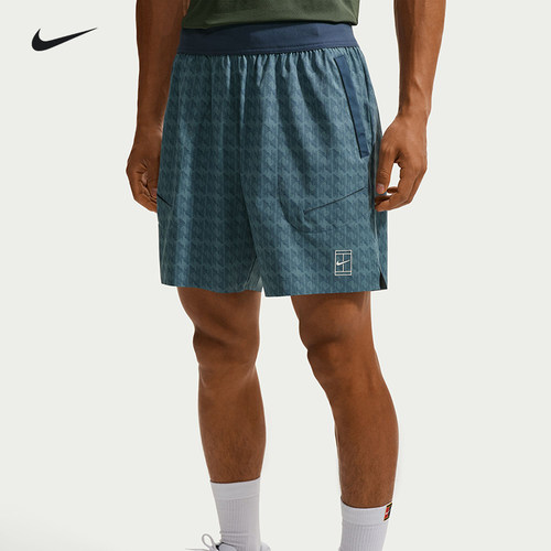 Nike男子速干网球短裤 耐克2026美网新款弹性梭织面料运动网球服