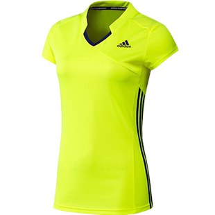 【断码特惠】Adidas/阿迪达斯女子T恤短袖羽毛球服夏季女款S90087
