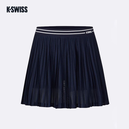 KSWISS盖世威网球服女25新款夏季网球短裙百褶裙运动伞裙1912136