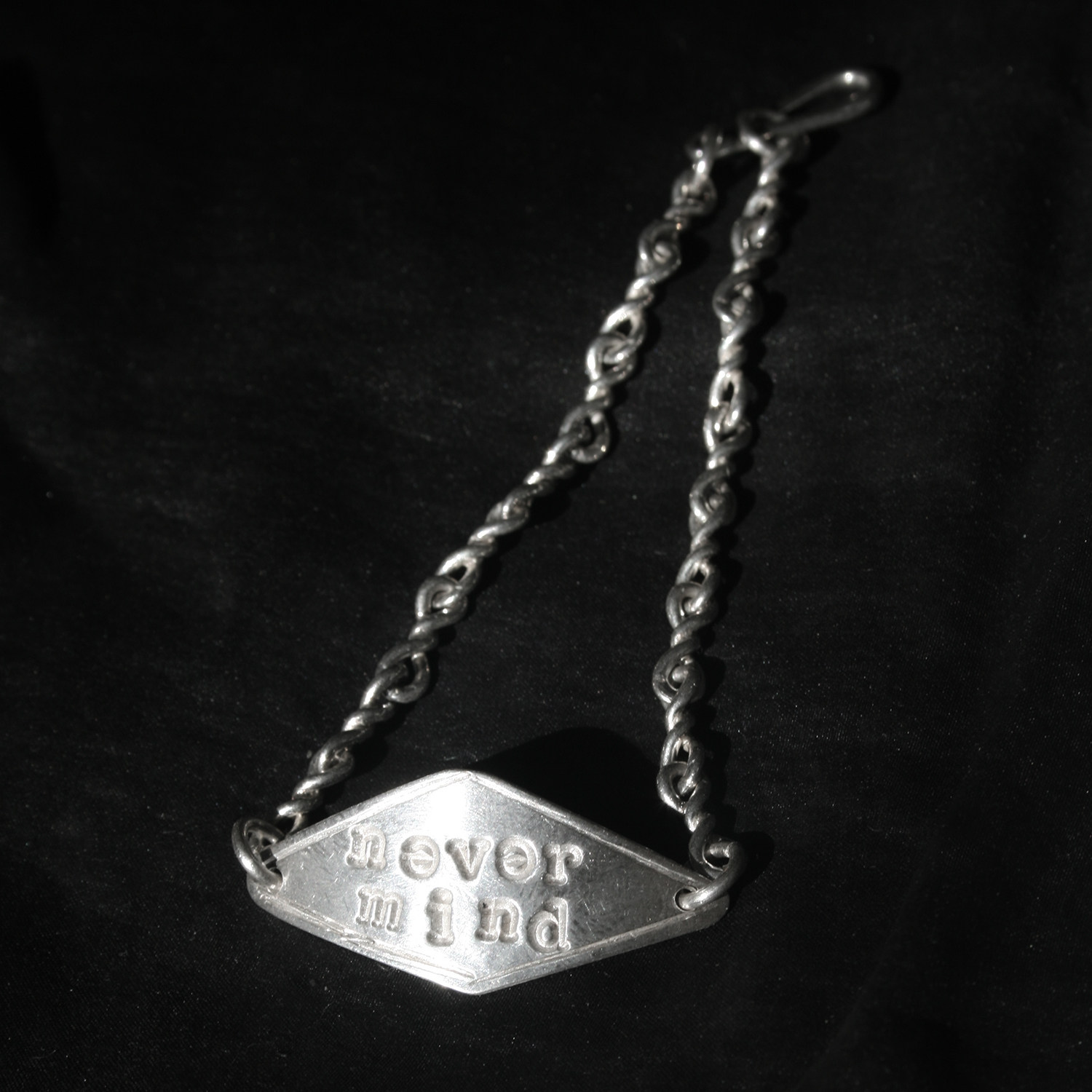 《Never mind》别介意 男女纯银手链 MUSA出品