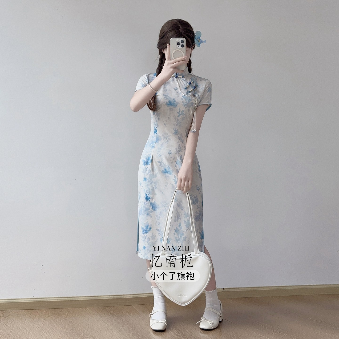 忆南栀独特漂亮国风旗袍夏小个子短款2026新款日常可穿改良年轻款