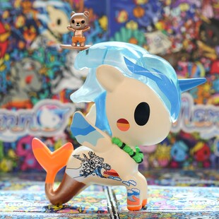 tokidoki淘奇多奇美人鱼独角兽系列6代盲盒透明款潮玩手办公仔