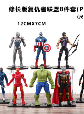 跨境复仇者联盟手办车载摆件