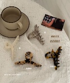 气质豹纹·醋酸质感后脑夹ins日常百搭方便发夹发饰好看抓夹