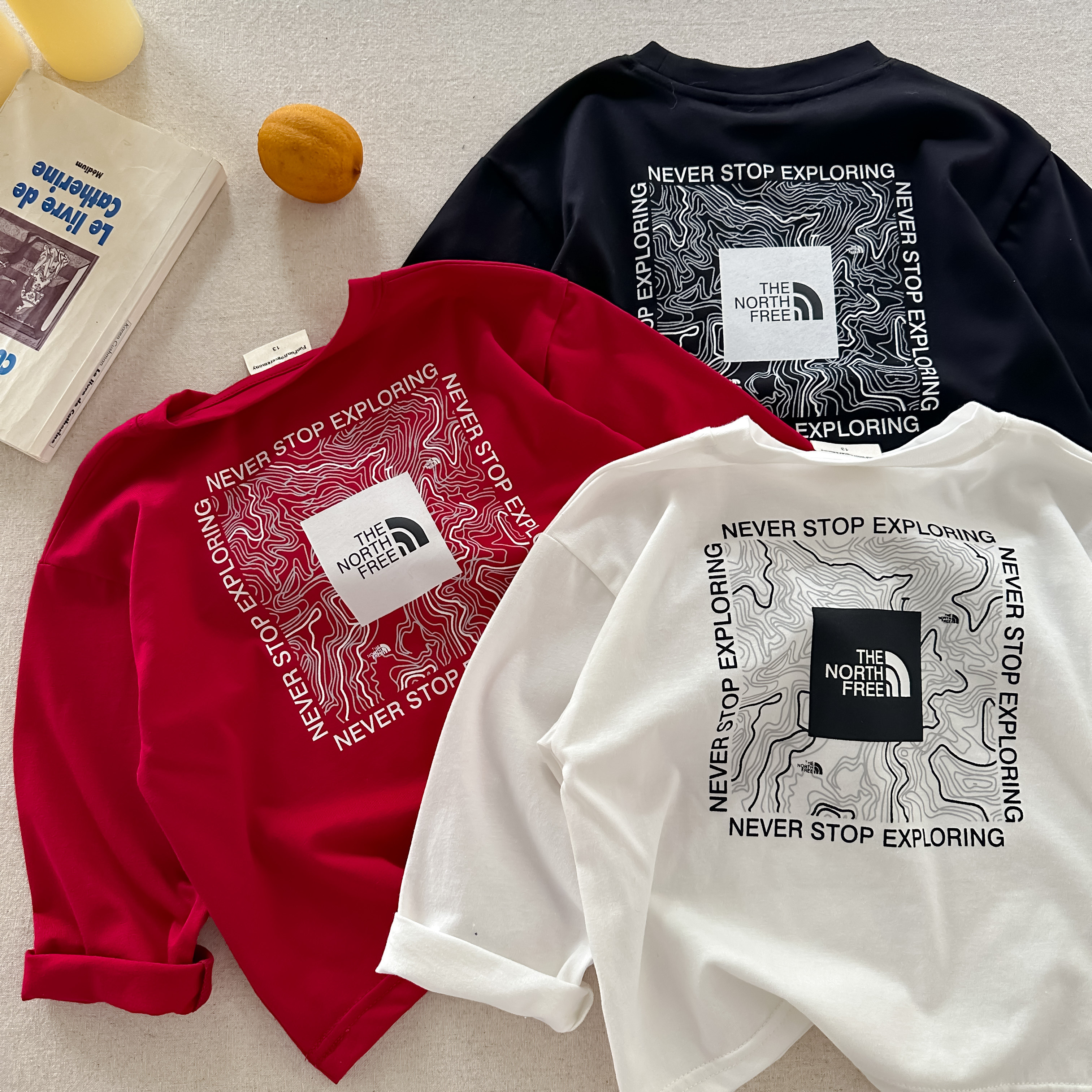 不二妈潮牌T恤秋季长袖纯棉百搭