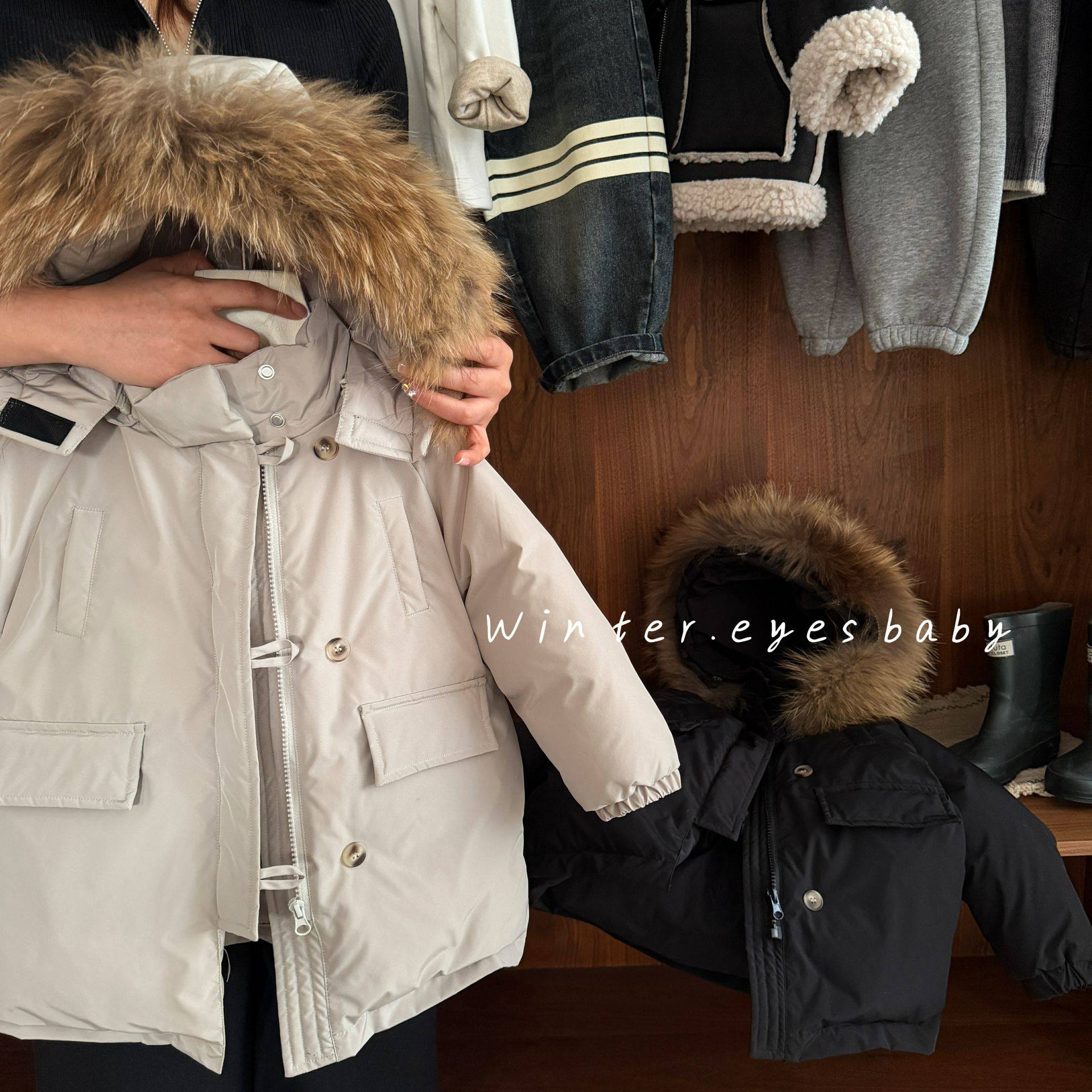 儿童羽绒服女童中长款冬季加厚小童宝宝保暖防风羽绒外套男大毛领,童装/婴儿装/亲子装,羽绒服,淘宝优惠券,粉丝福利购,淘宝优惠卷