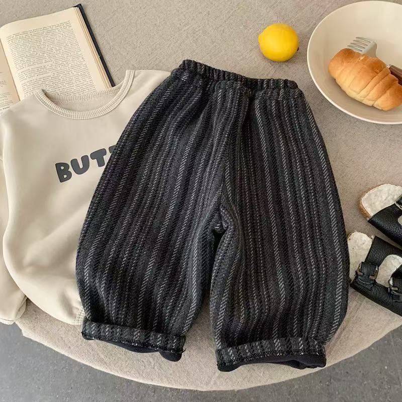 不二妈加绒加厚长裤冬季个性保暖