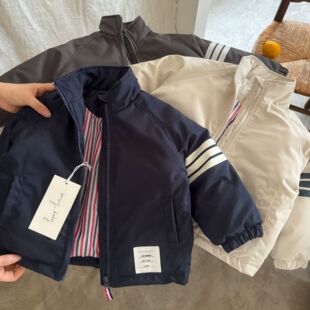 儿童棉衣冬季男2025新款中小童tb棉服外套洋气宝宝保暖棉袄女夹棉